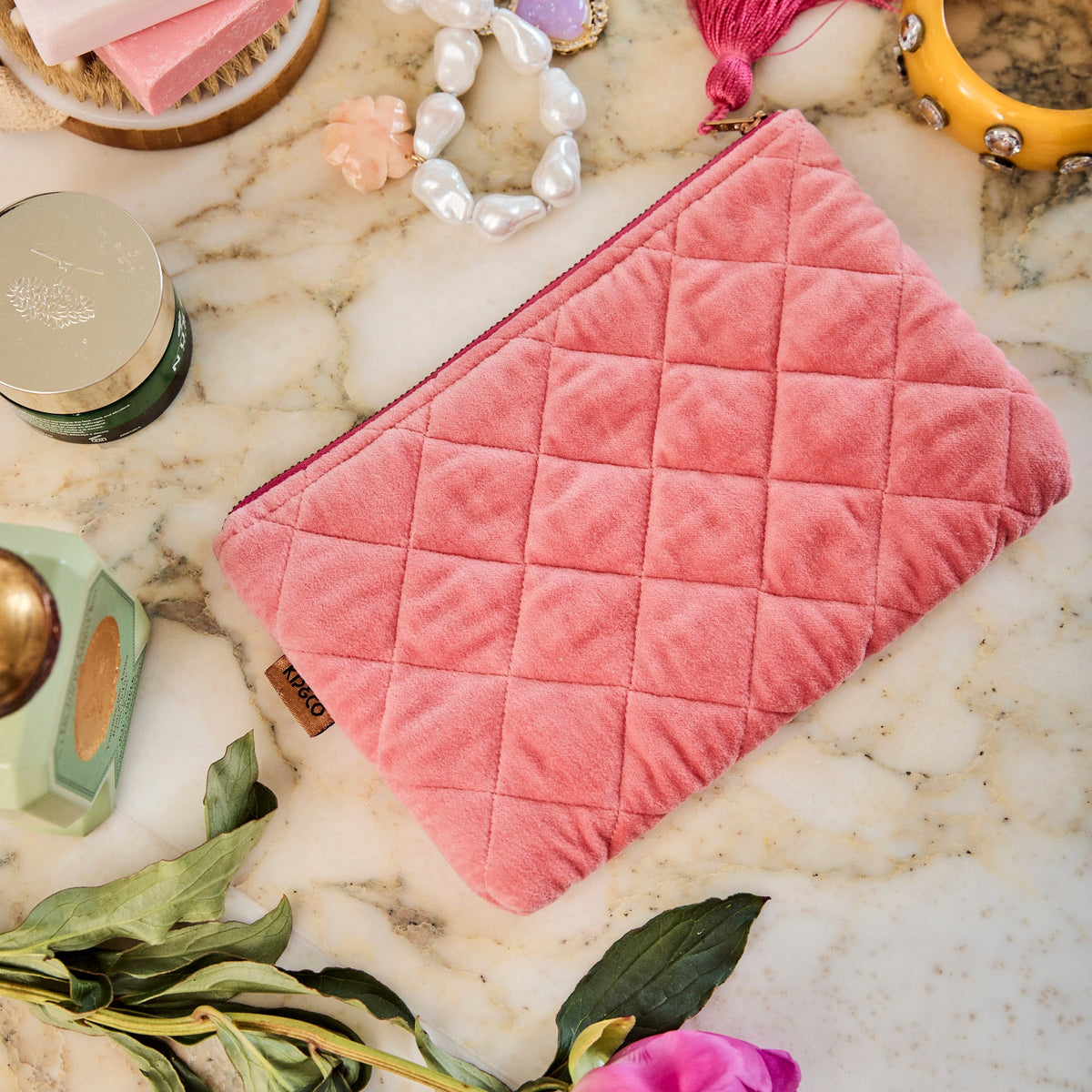 Strawberry Velvet Cosmetics Purse