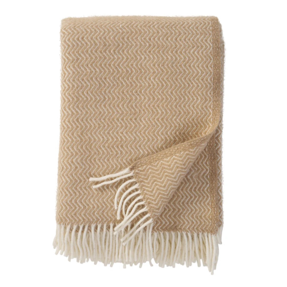 Sorbet Wool Throw / Sandy Beach