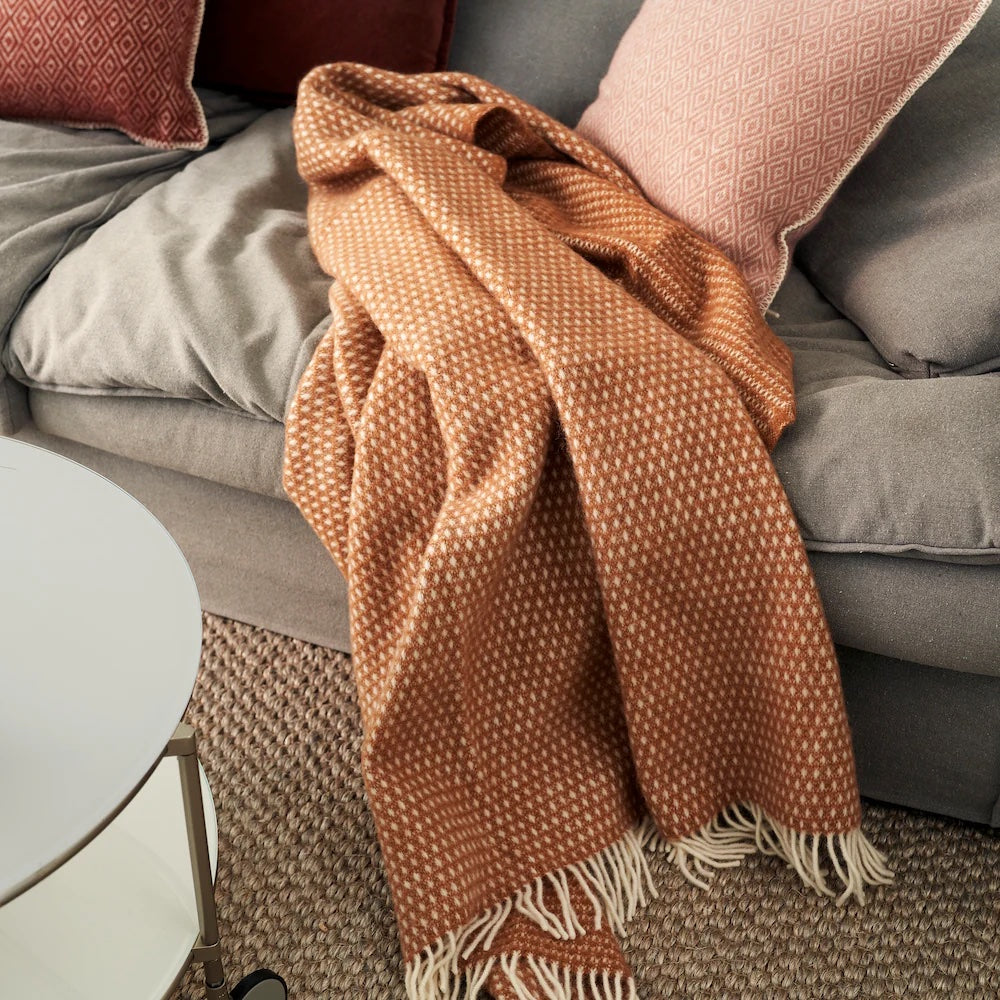 Knut Wool Throw / Nougat