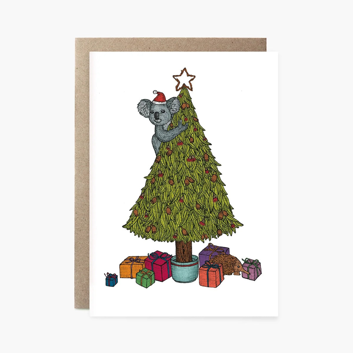 Christmas Card / Koala Christmas Tree