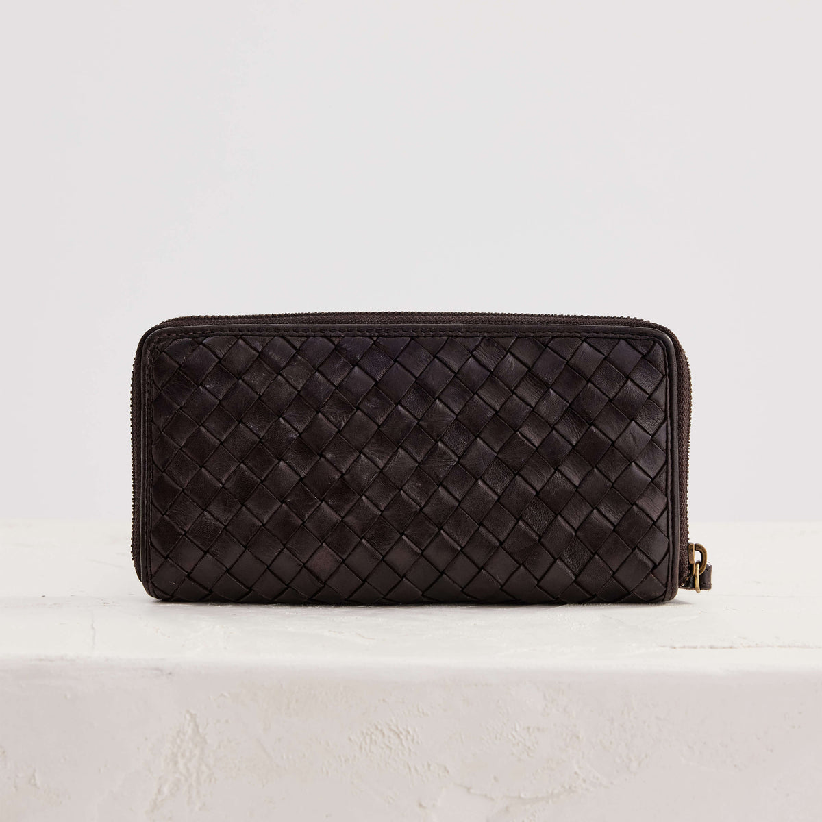 Large Basque Wallet / Chocolate