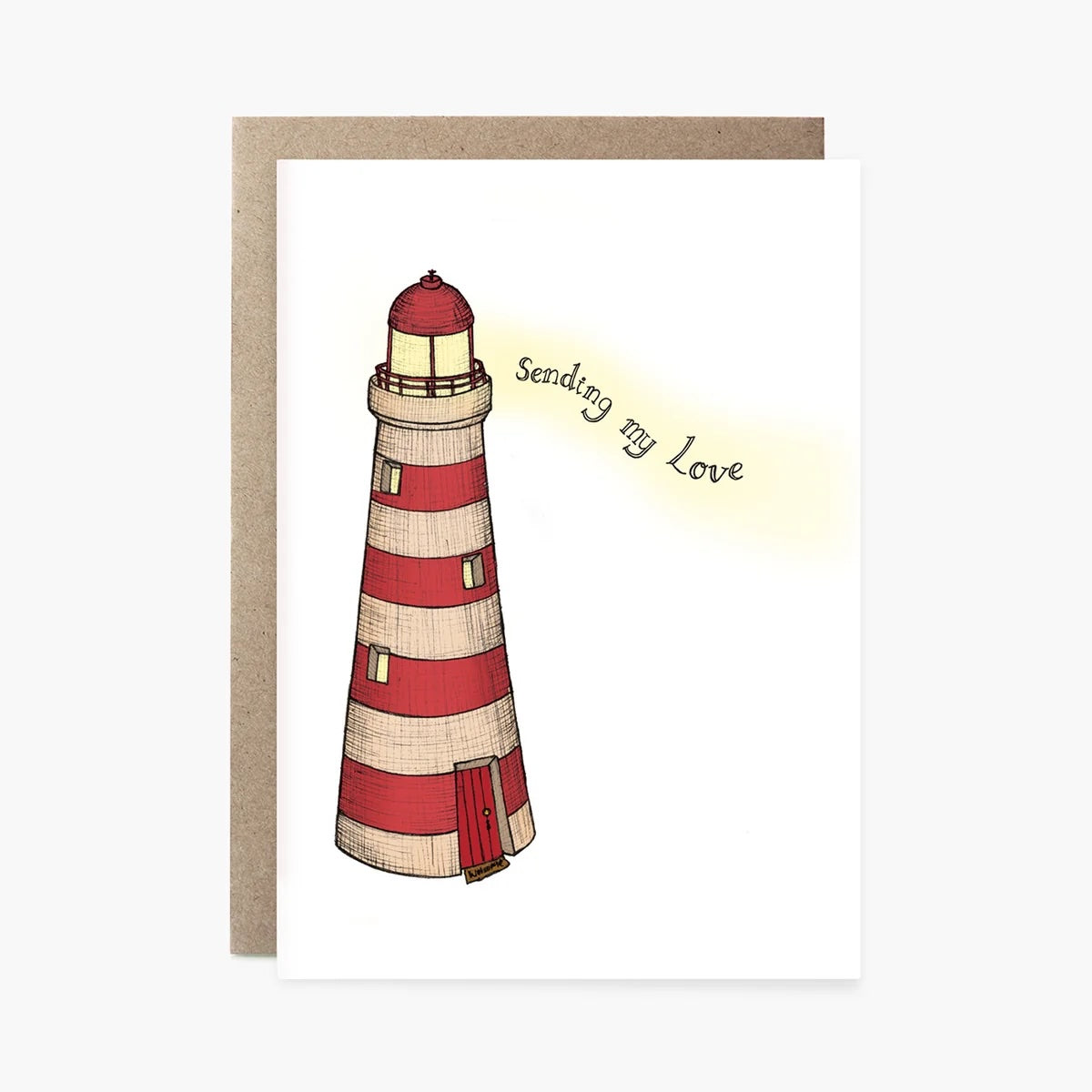 Greeting Card / Lighthouse Love