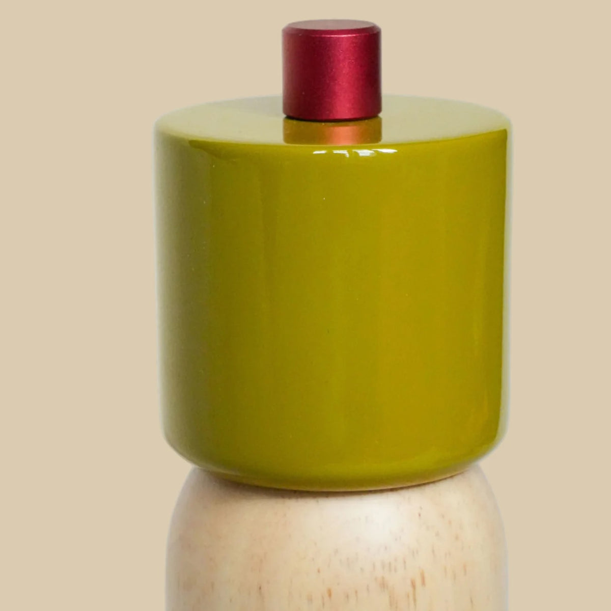 Salt & Pepper Grinder / Olive & Red