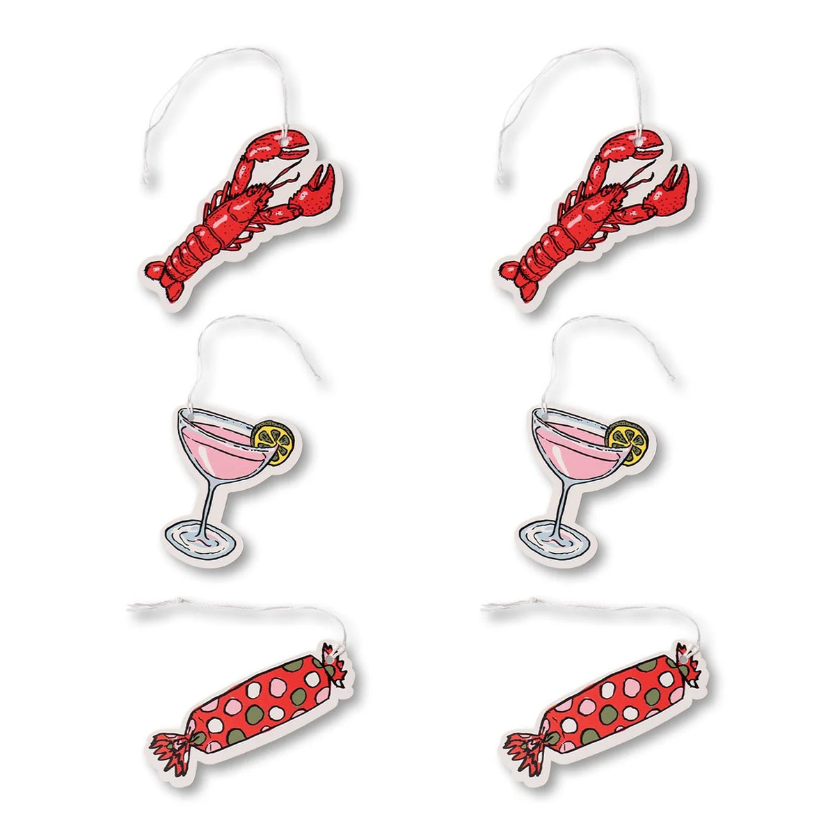 Lobster Gift Tags Set of 6