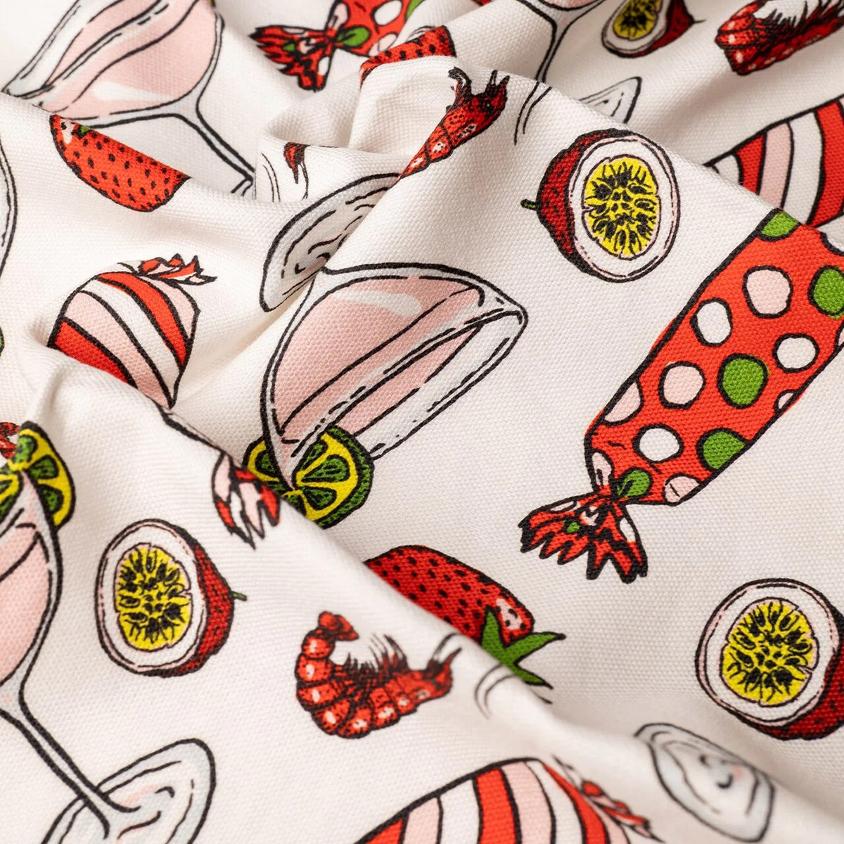 Cocktail Christmas Tea Towel