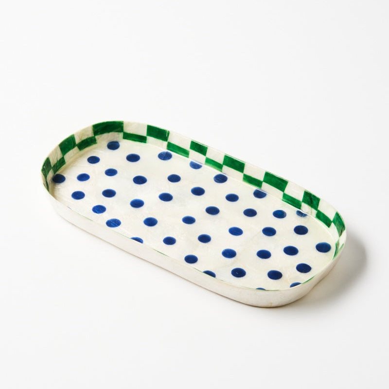 Paradis Blue Spot Tray
