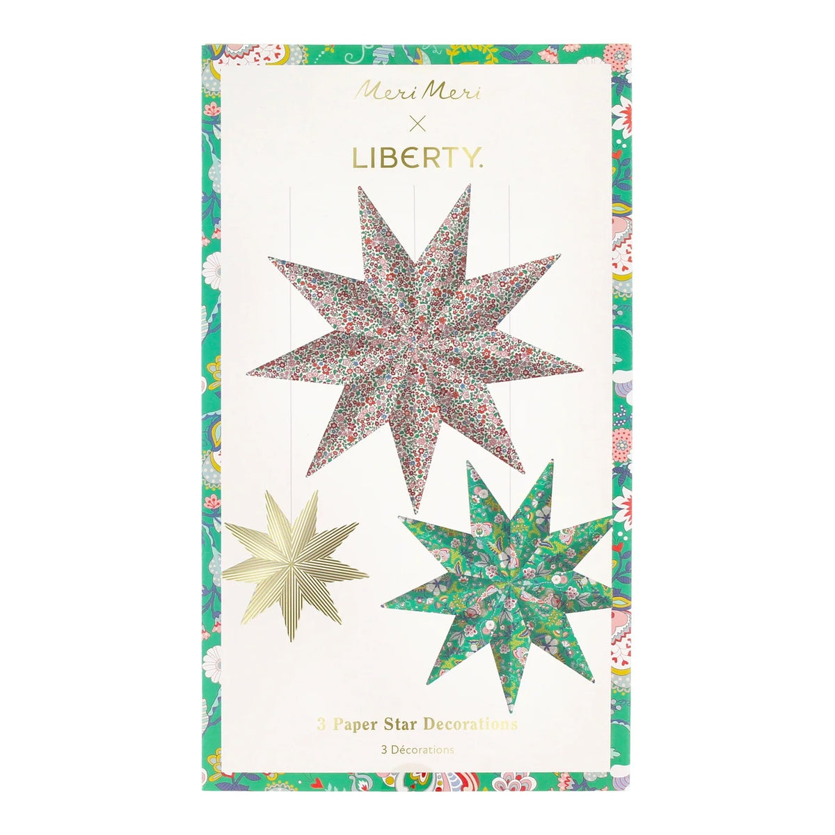 Meri Meri x Liberty Star Decorations