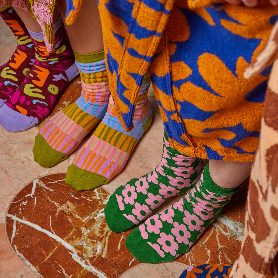 Flowerbed Socks