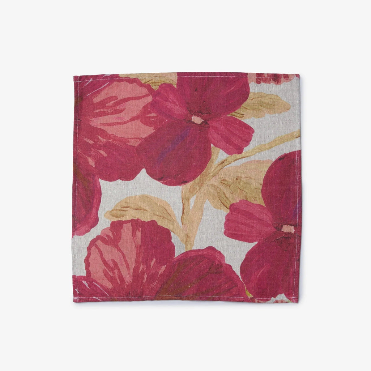 Wild Pansy Pink Napkins
