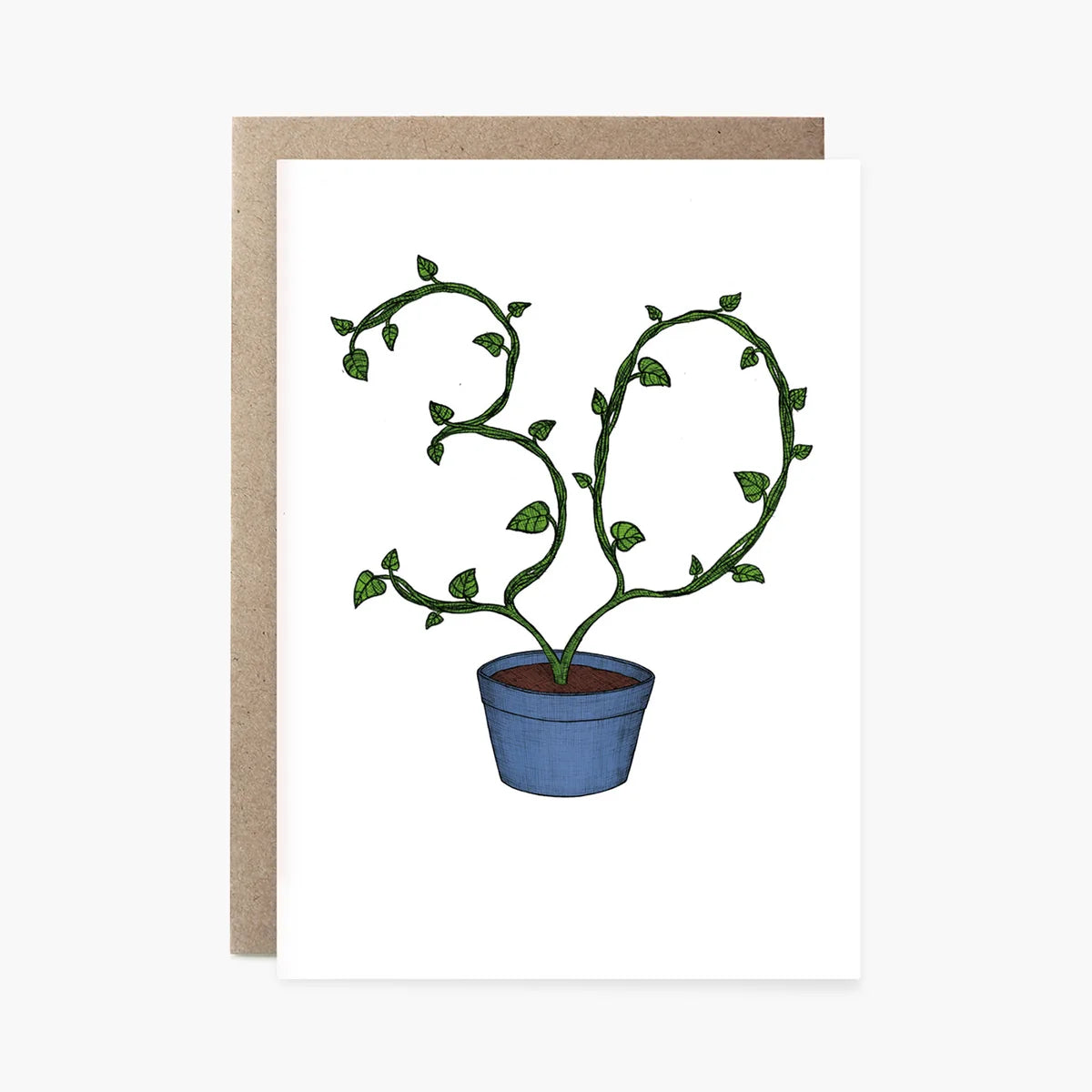 Greeting Card / 30th Birthday Plant