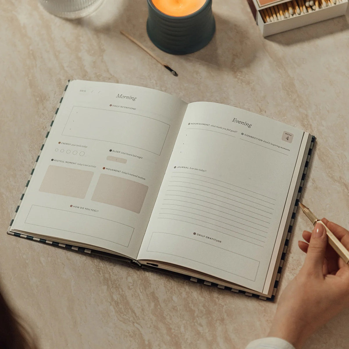 Night Sky Wellness Journal A5