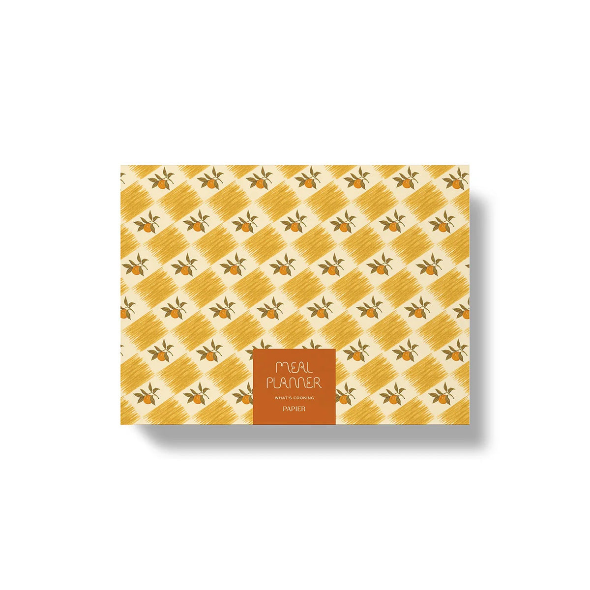 A5 Meal Planner / Orange Check