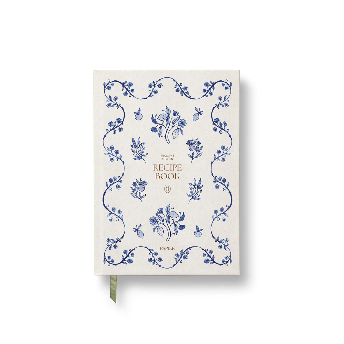 Ceramic Blue Recipe Journal