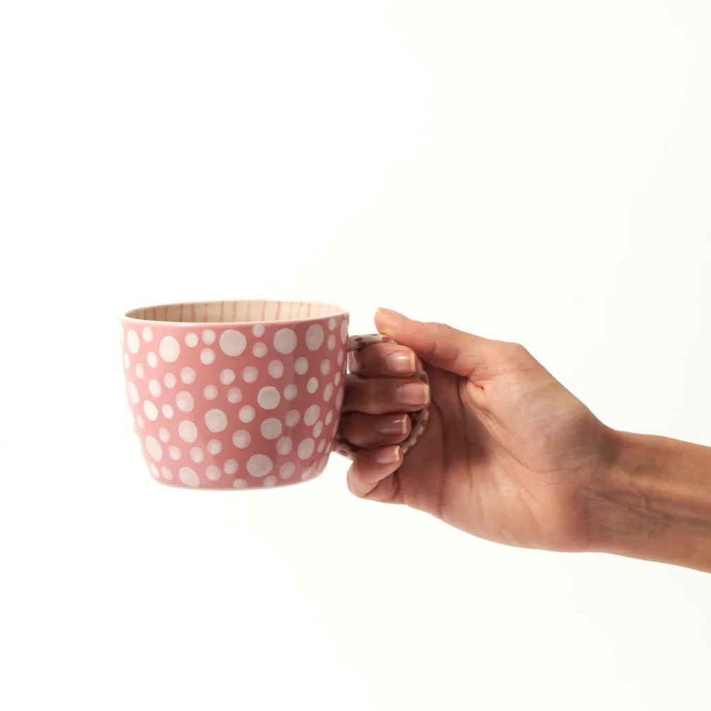 Chino Mug / Pink Dot