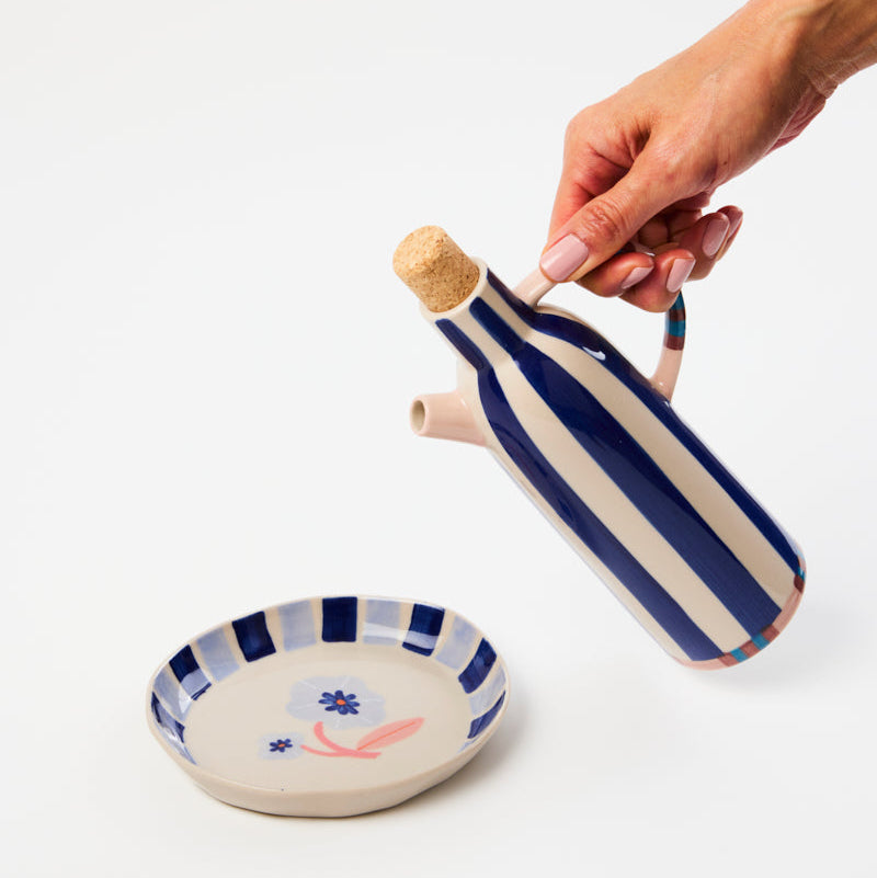Bloomie Blue Oil Pourer