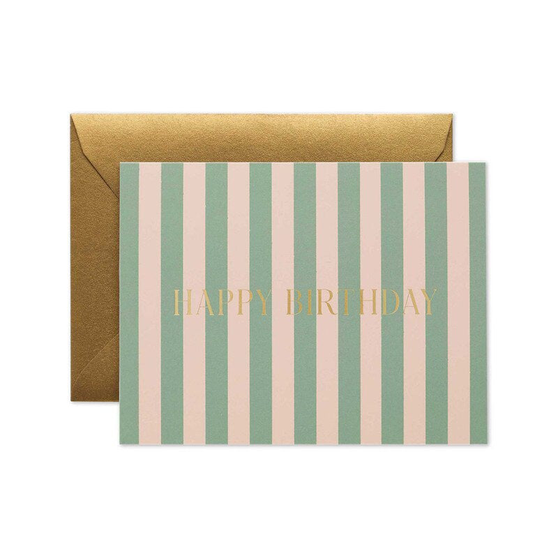 Greeting Card / Cabana Stripe