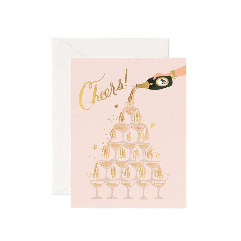 Greeting Card / Champagne Tower