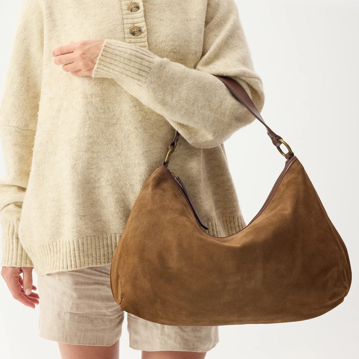 Suede Slouchy / Chestnut