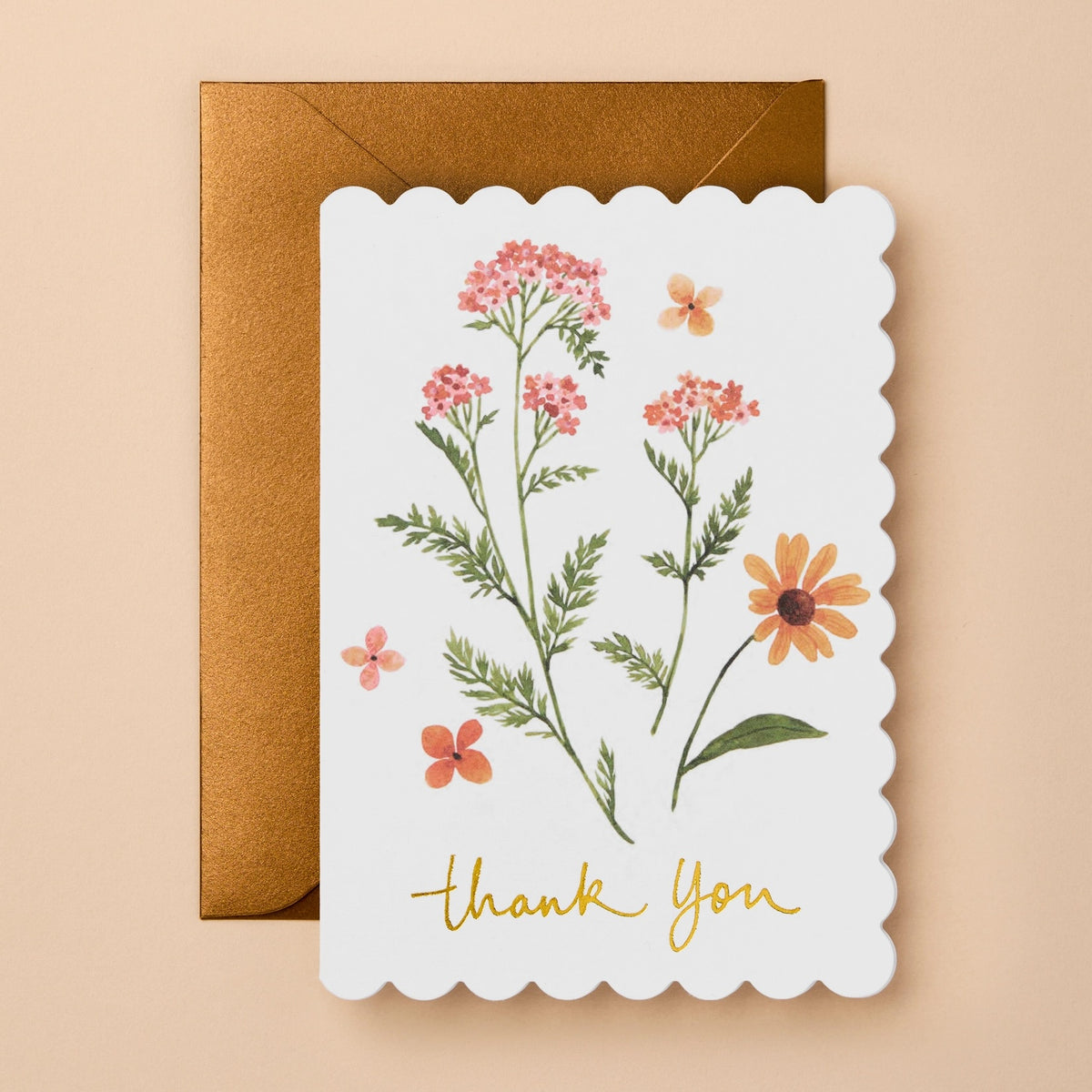 Thankyou Floral Greeting Card
