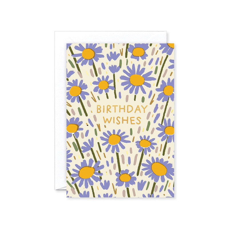 Greeting Card / Flower Field Birthday