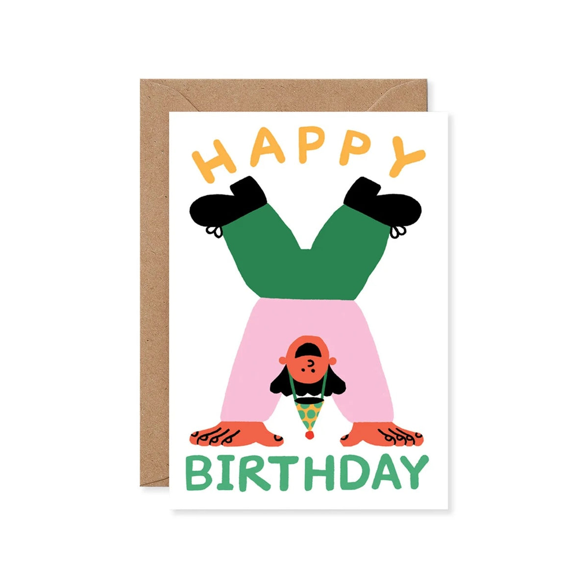 Greeting Card / Happy Birthday Headstand