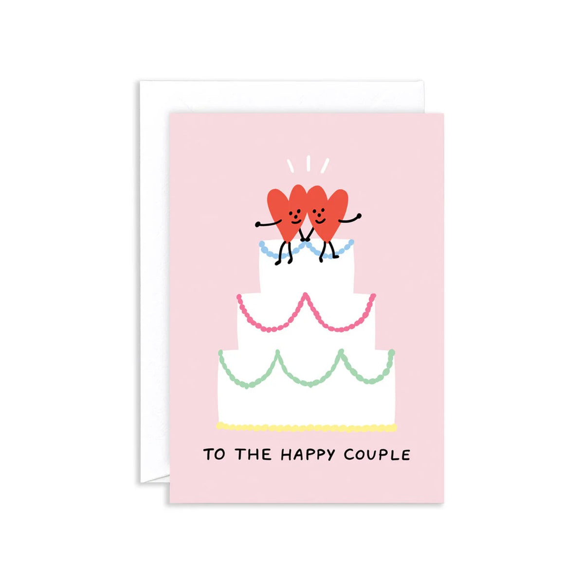 Greeting Card / Happy Couple Cake