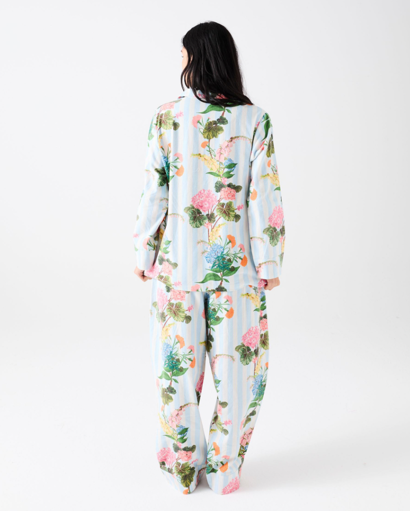 Bouquet Beauty Stripe Flannelette PJ Set