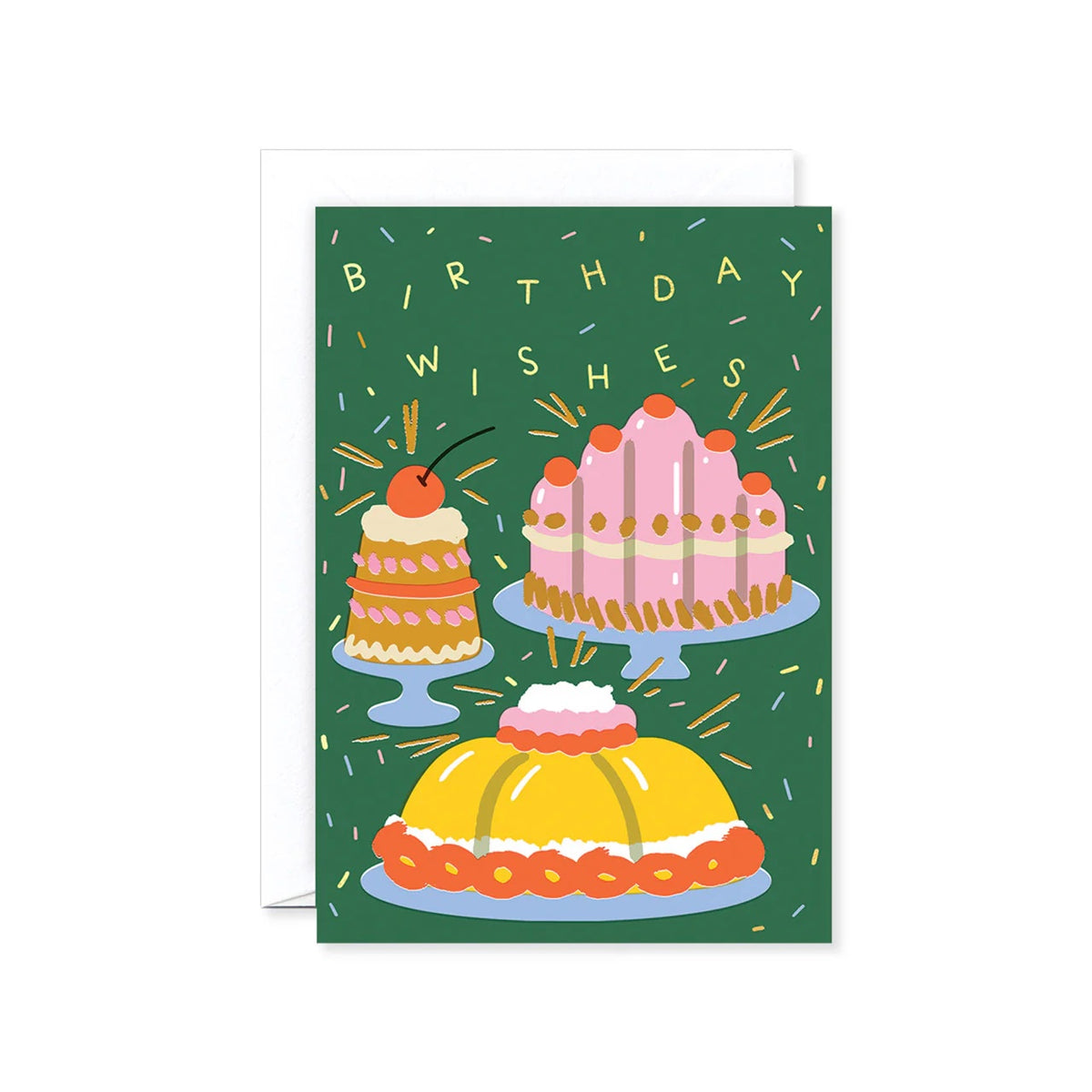 Greeting Card / Birthday Wishes Cake