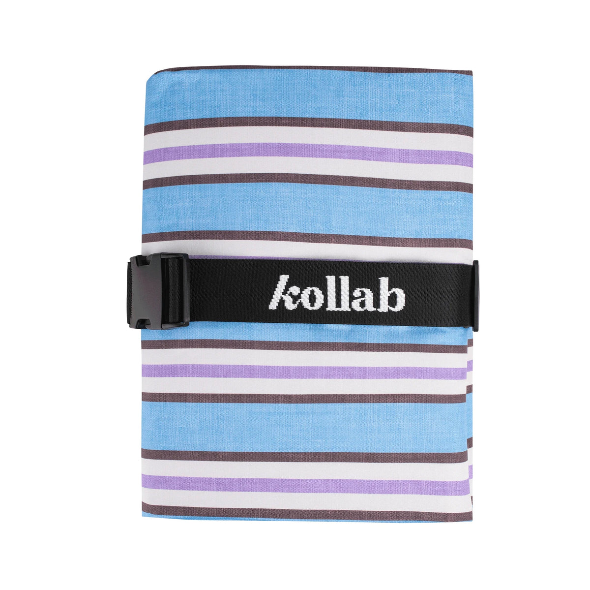 Choc Blue Stripe Picnic Mat