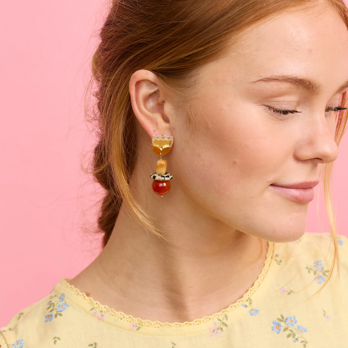 Clio Earrings / Gold