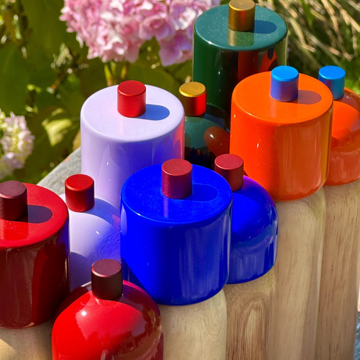 Salt & Pepper Grinder / Lilac & Red