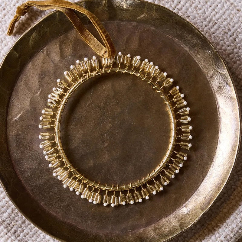 Hanging Beaded Circle
