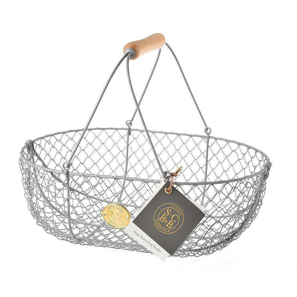 Sophie Conran Harvest Basket / Grey