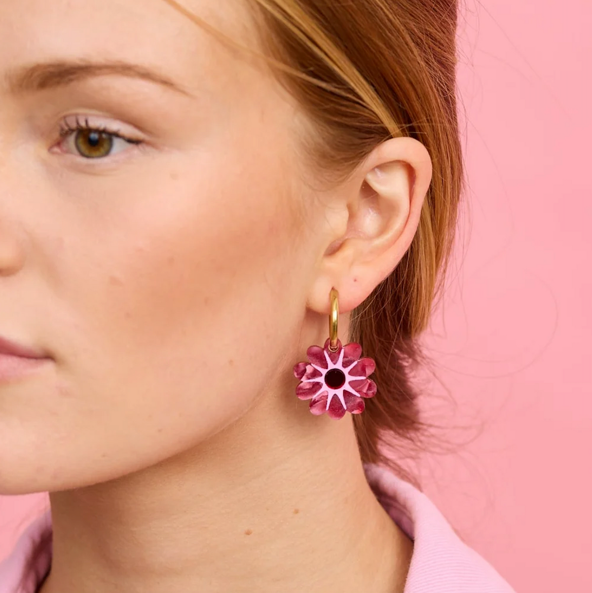 Hattie Earrings / Red