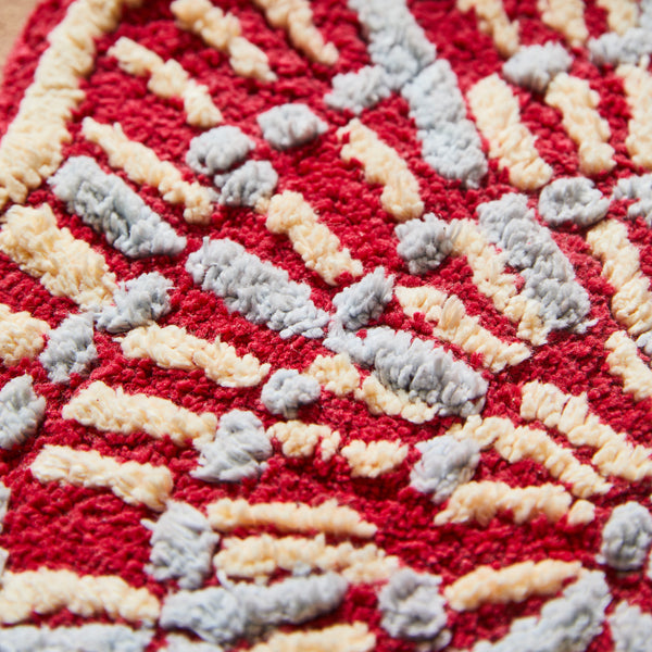 Claudelle Bath Mat Crimson Woodend General 