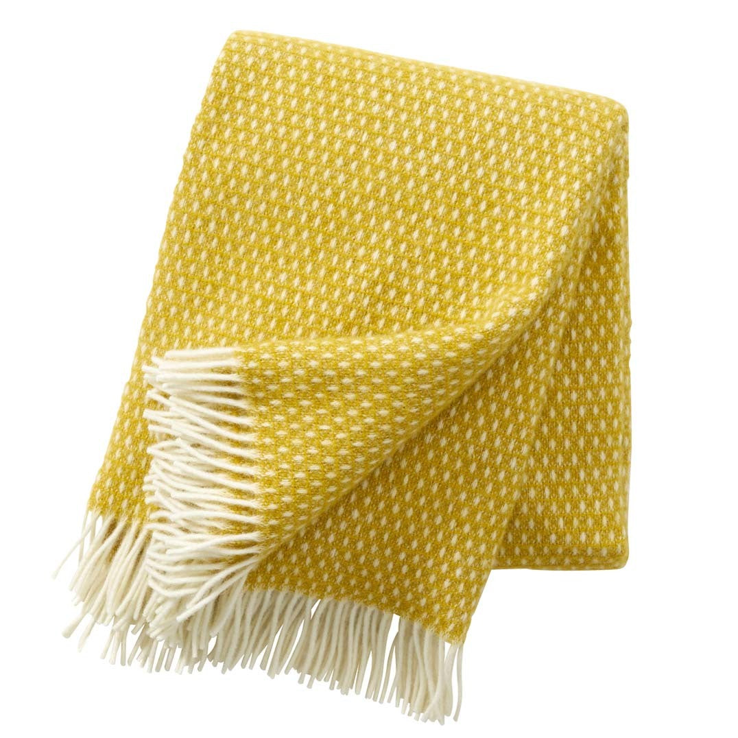 Knut Wool Throw / Saffron
