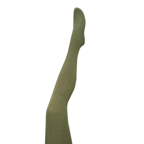 Luxe Merino Wool Tights / Olive