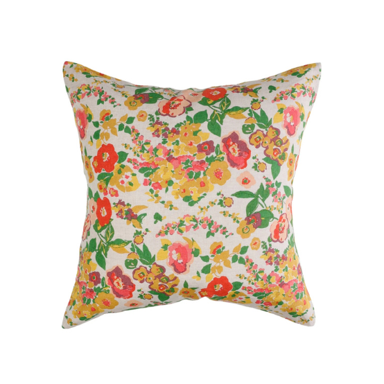 Marianne's Floral Linen Cushion
