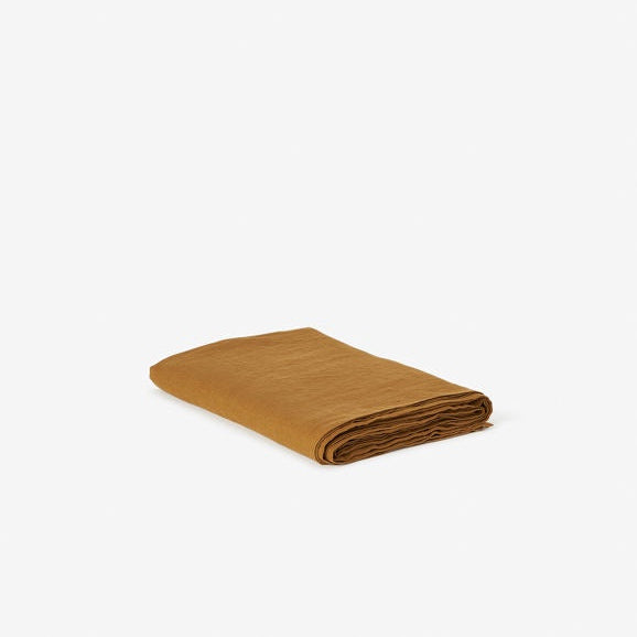 Ochre Linen Tablecloth