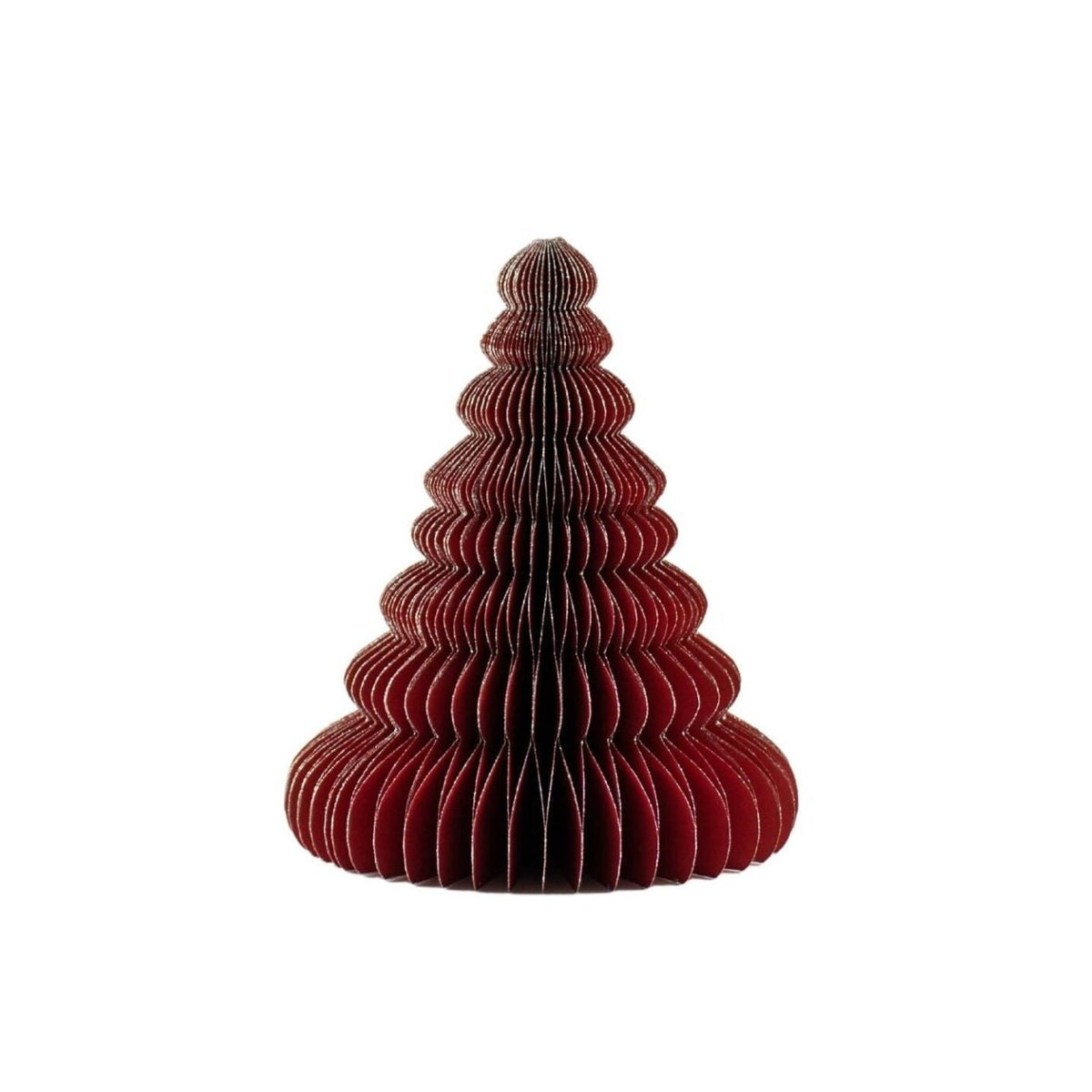 Standing Tree with Glitter 20cm / Classic Red