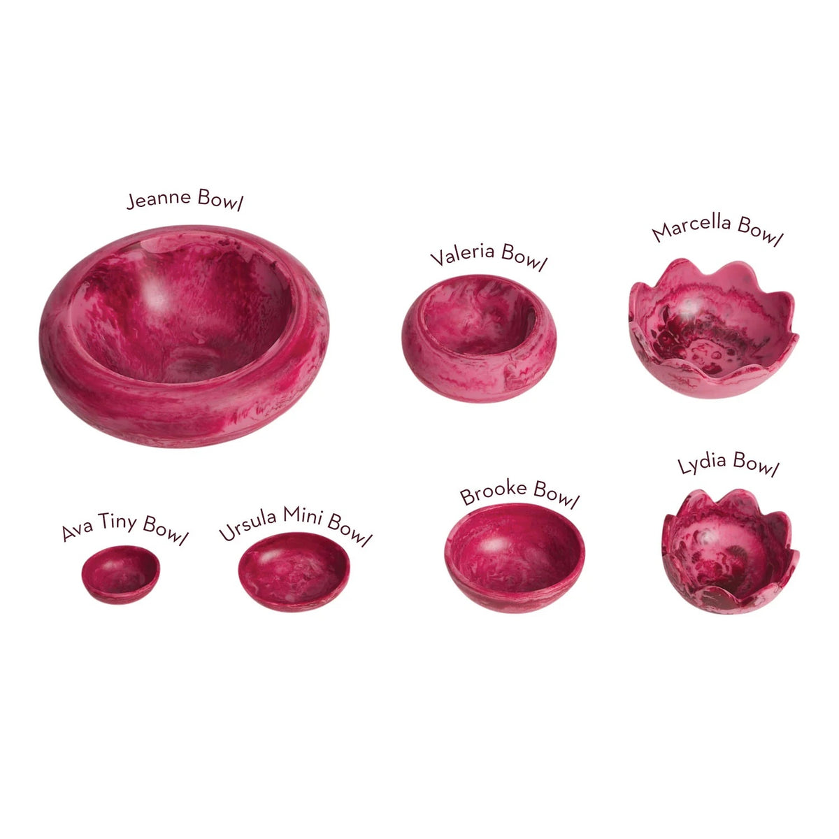 Ursula Mini Bowl / Crimson