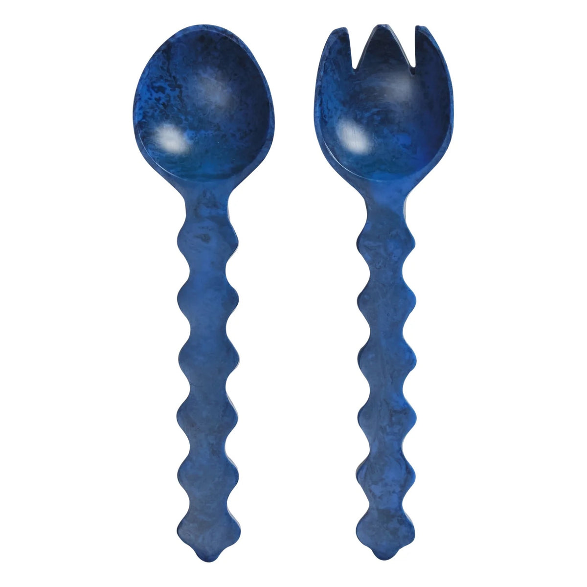 Gisele Salad Servers / Azure