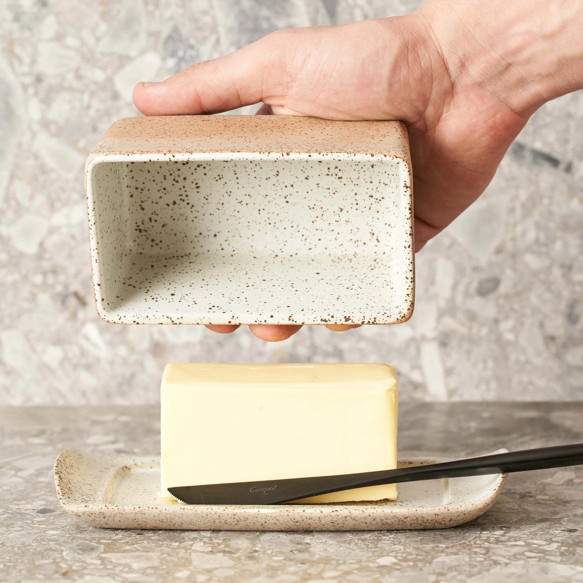 Ceramic Butter Dish / Garden to Table