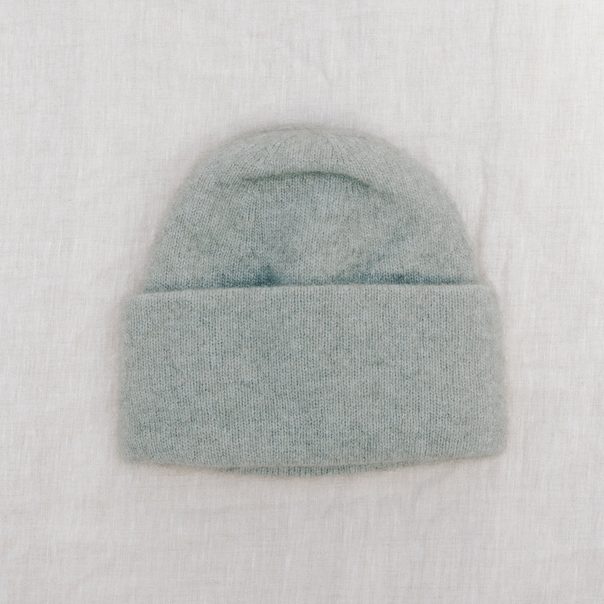 Possum Merino Plain Tubular Beanie / Mint