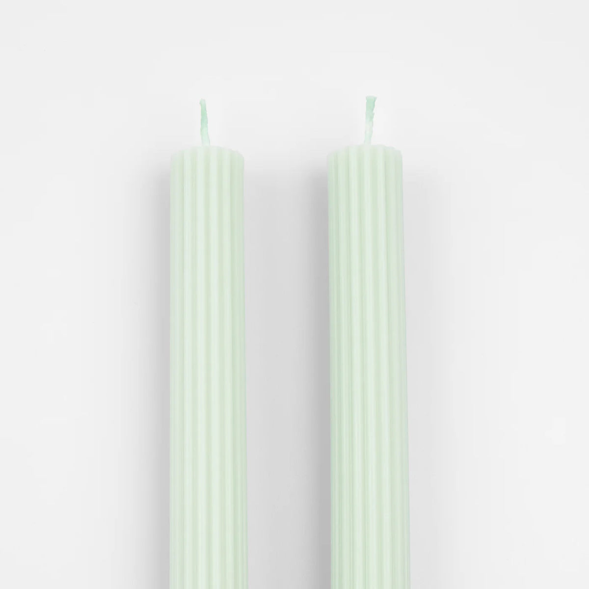 Sea Foam Table Candles / Pack of 2