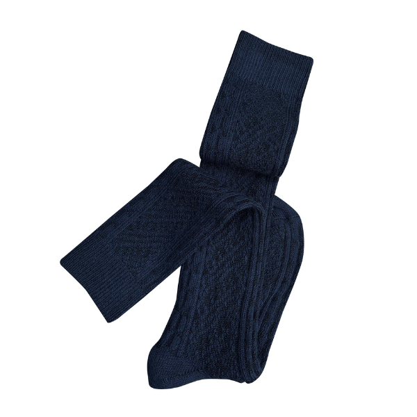 Vintage Merino Wool Socks / Midnight
