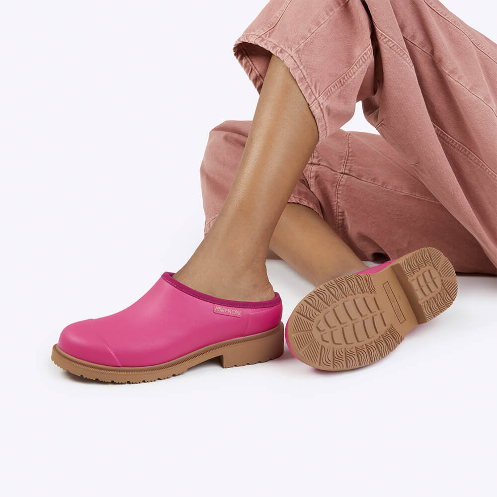 Billie Clog / Fuchsia Pink