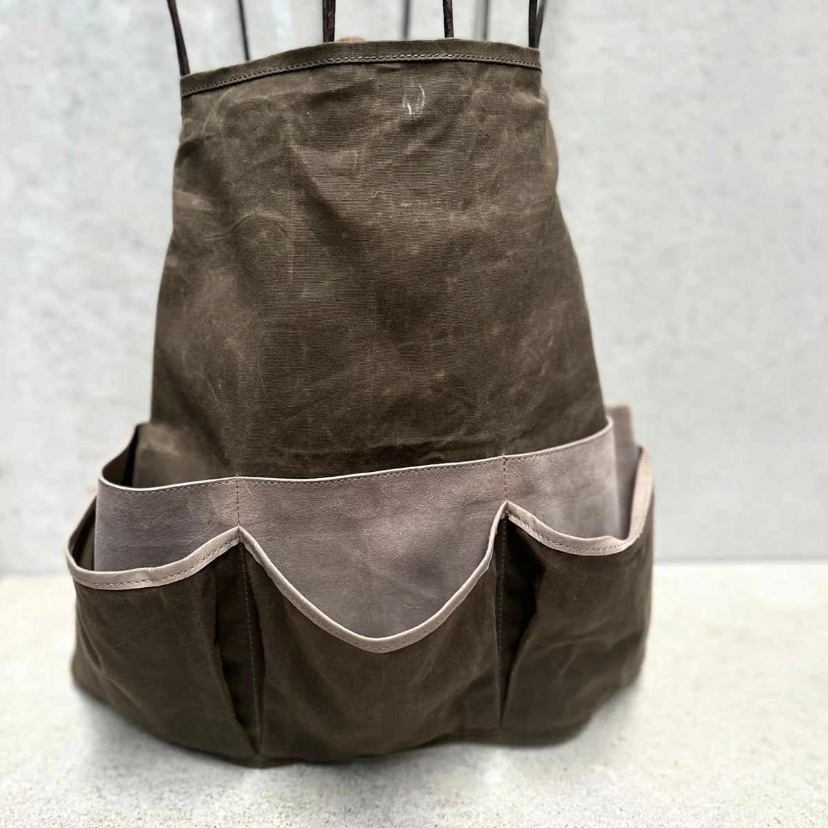 Waxed Canvas Half Apron