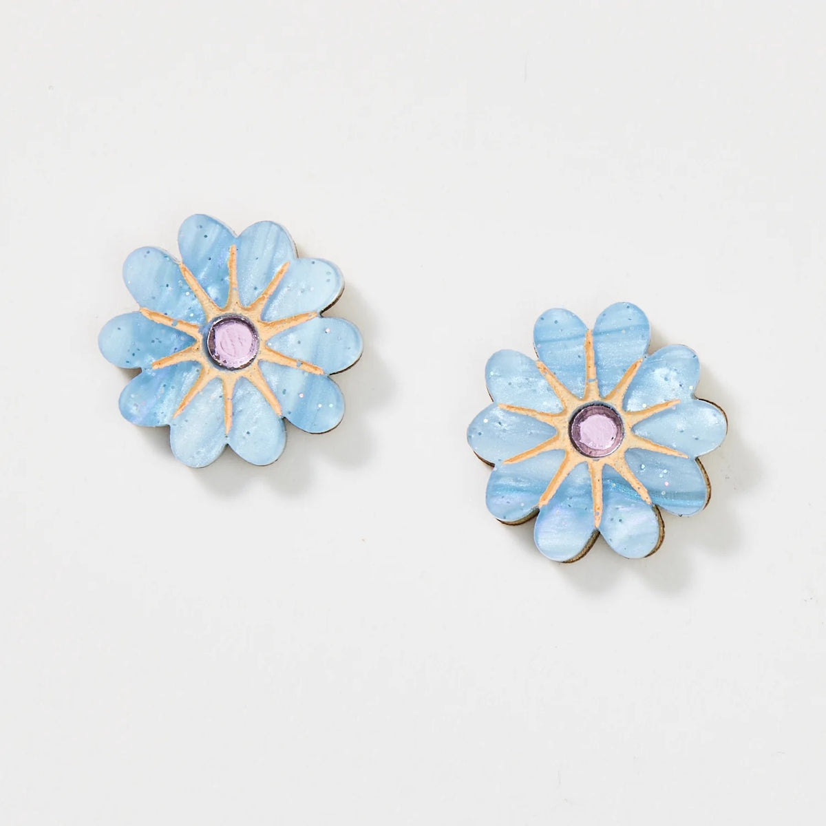 Vera Earrings / Blue Lilac