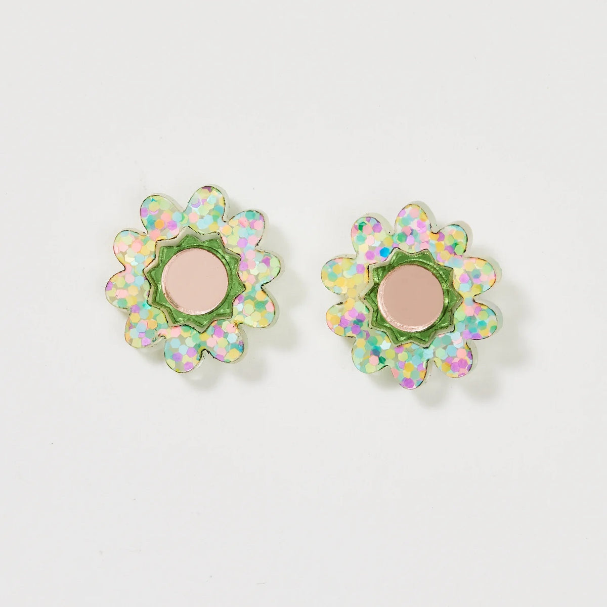 Daphne Stud Earrings / Pastel